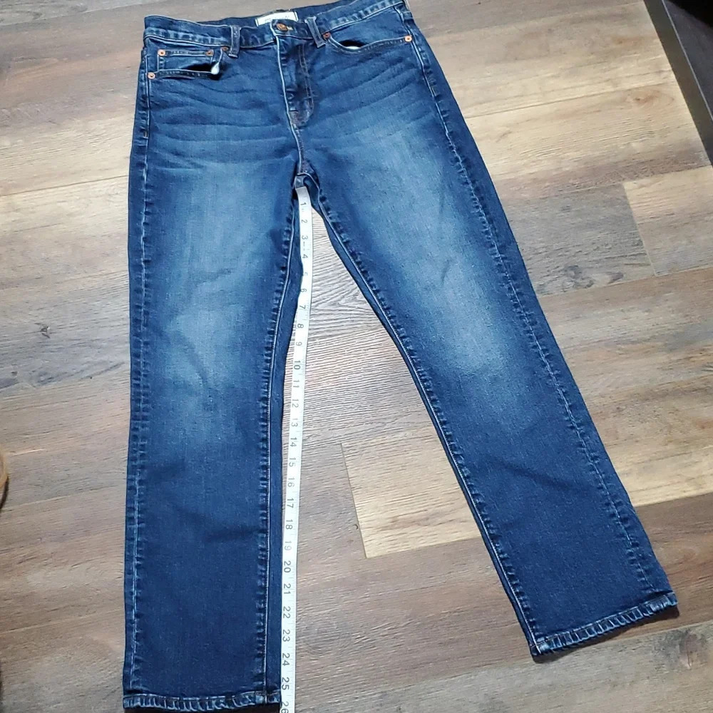 Madewell cruiser straight medium wash jeans